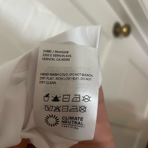 Reformation Dee Long Sleeve White Mini Dress - Picture 5 of 7